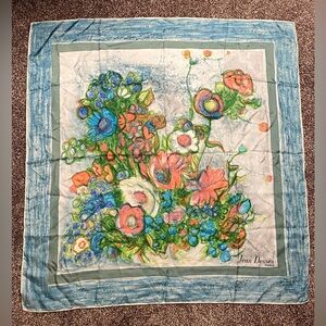 Vintage Jean Dessès Paris Silk Scarf